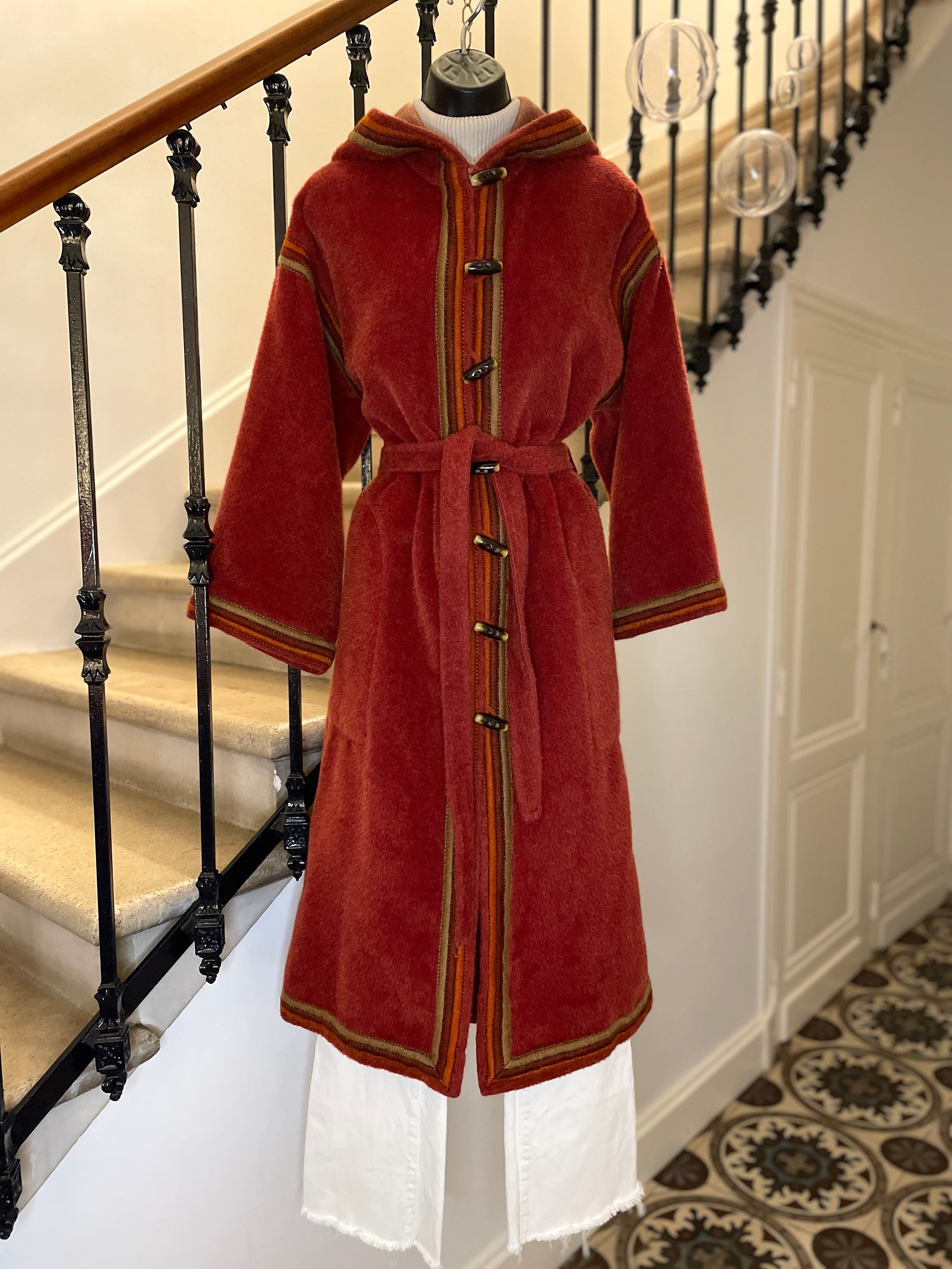 Robe Chasuble JAGANNATH Vintage - Taille 38-40, 100% Coton - Jamais Portée, état Impeccable