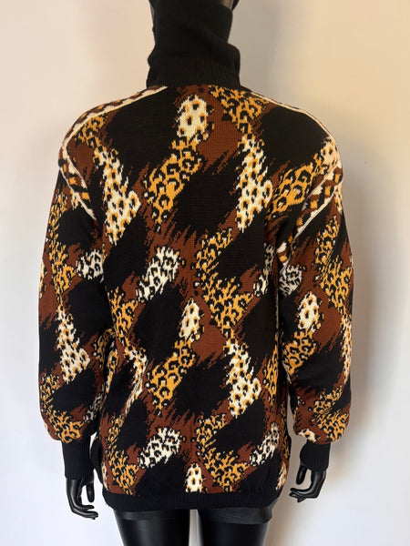 Cardigan Léopard