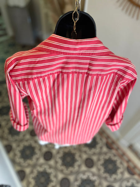 Chemise/Sur-chemise rayée 1976