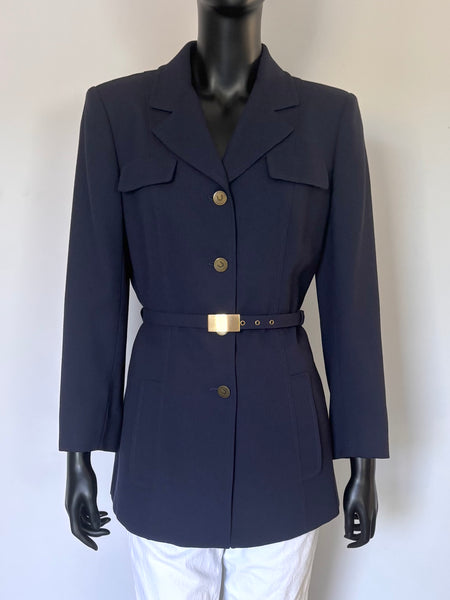 Veste longue et ceinturée