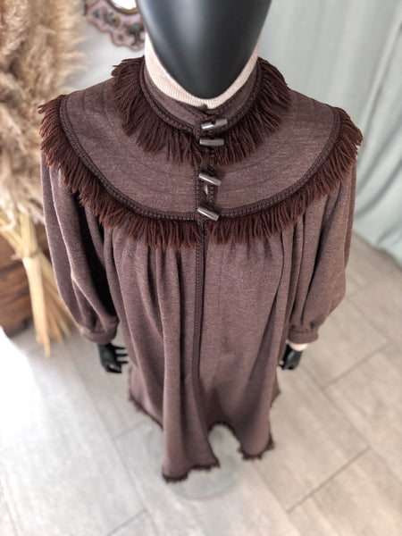 Manteau à Franges
