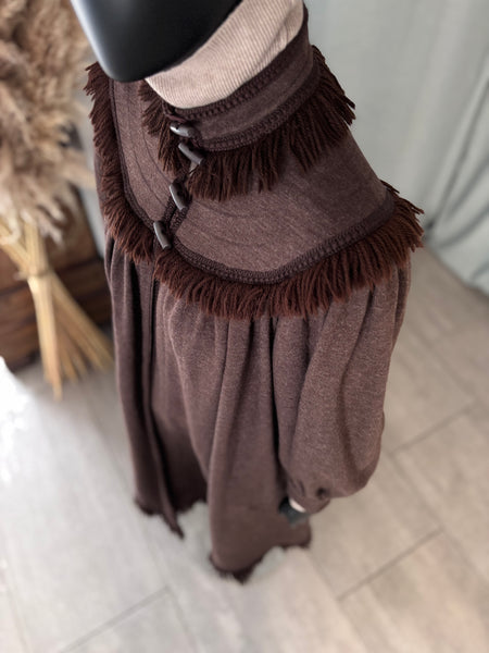 Manteau à Franges