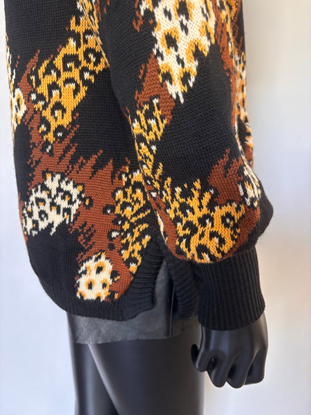 Cardigan Léopard
