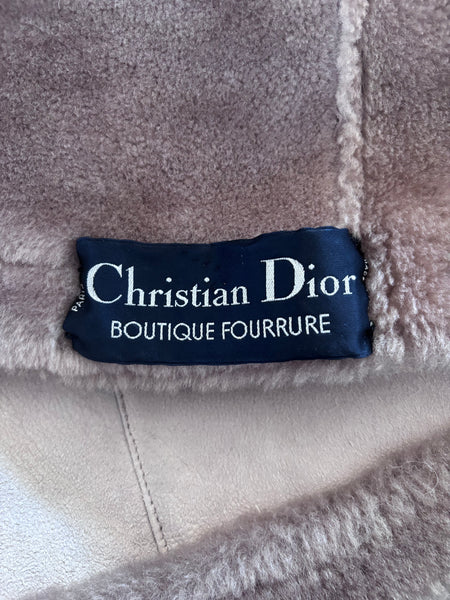 Gilet en peau lainée