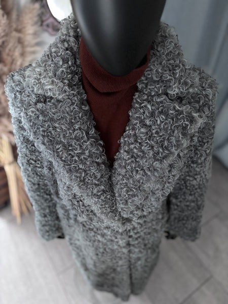Manteau bouclé
