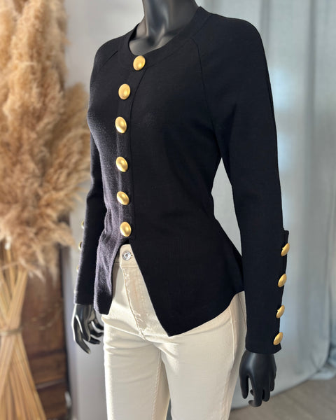 Pull ajusté 🖤🟡🖤