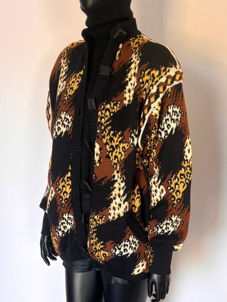 Cardigan Léopard