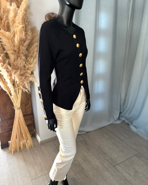 Pull ajusté 🖤🟡🖤