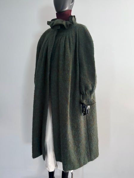 Manteau collerette