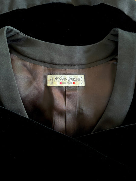 Veste bi-matières ceinturée