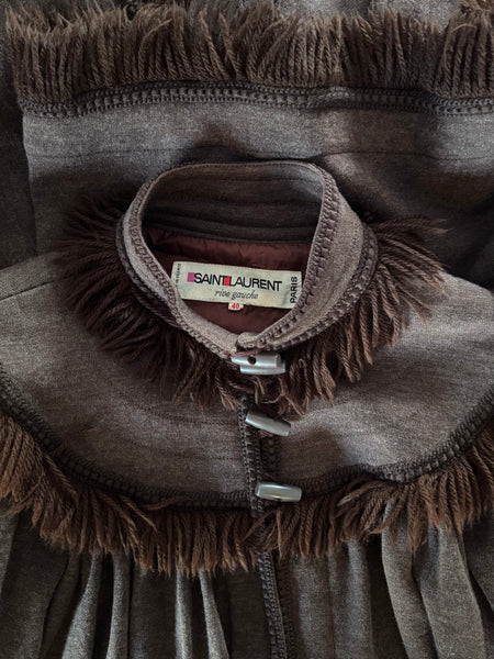 Manteau à Franges