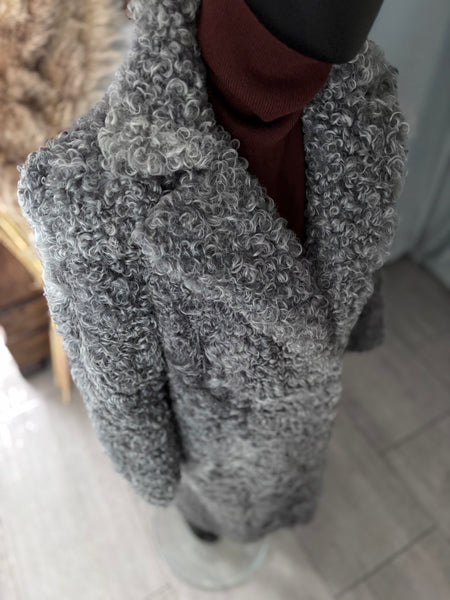 Manteau bouclé