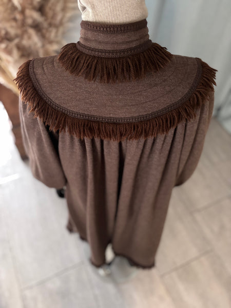 Manteau à Franges