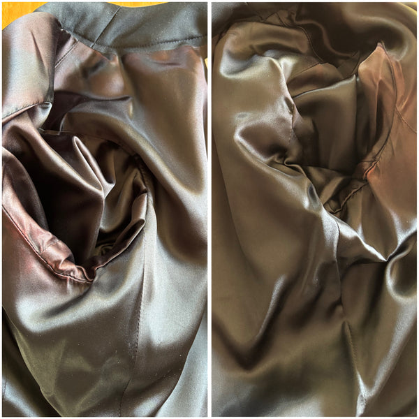 Veste bi-matières ceinturée