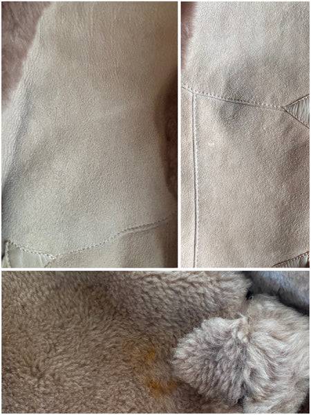 Gilet en peau lainée