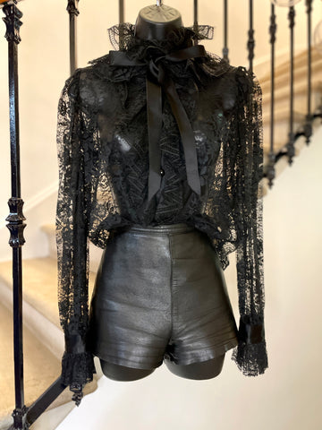 Chemisier en dentelle