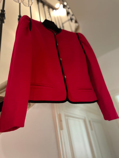 Red short jacket
