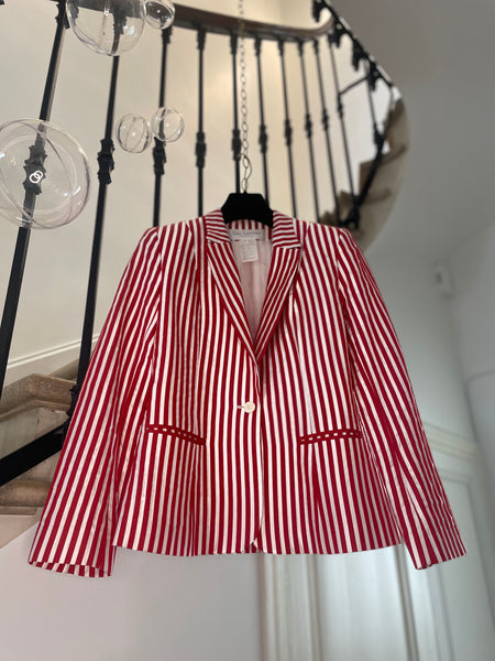 Striped blazer jacket