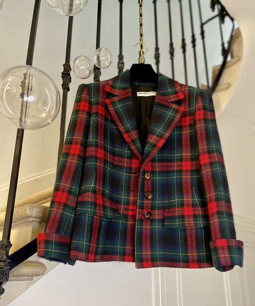 "Scottish" blazer jacket