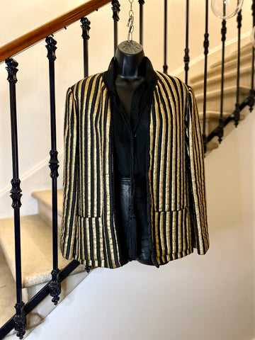 Black and gold jacket