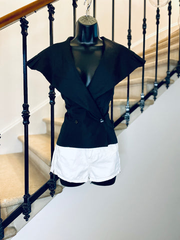 Top croisé avec dos nu