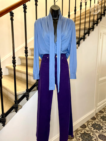 Chemisier avec lavallière