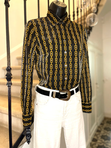 Chemisier Monogrammée Shiny