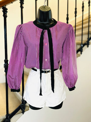 Chemisier à rayures